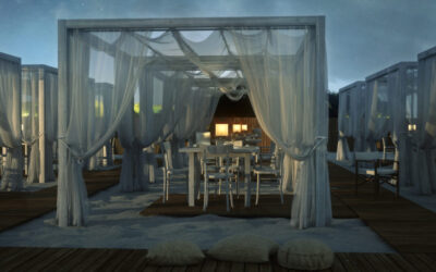 gazebo notte